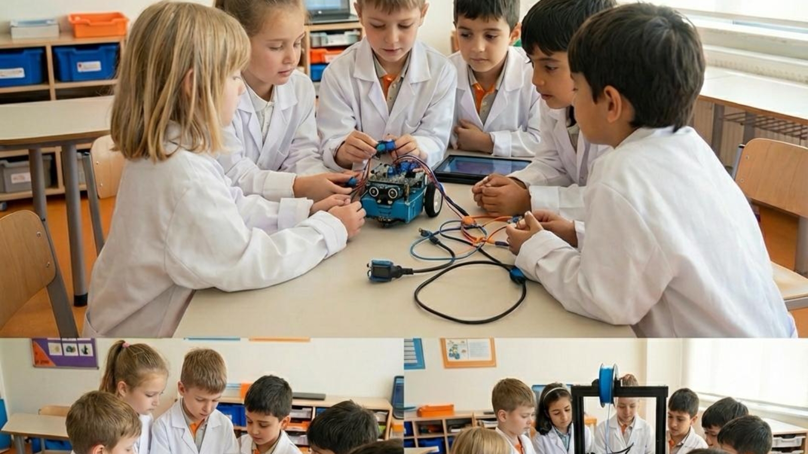 Bilişim Koleji, öğrencilerine yapay zeka eğitimi, kodlama, robotik, veri analitiği ve dijital tasarım gibi alanlarda kapsamlı eğitim sunar.