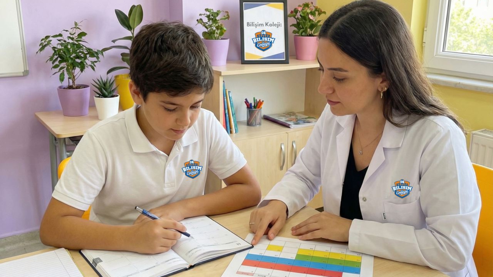 Bilişim Koleji, sınav stresiyle başa çıkmak için etkili çalışma stratejileri sunar. Öğrencilerin sınavlara nasıl hazırlanacaklarını gösterir.